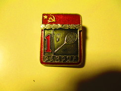 RUSSIA USSR BADMINTON 1st CLASS SPORTSMAN PIN BADGE , 0 - Bádminton