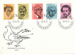 L4547 - Switzerland (1972) 3000 Bern: Personalities (FDC), 0,40 FS - Albert Einstein (1879-1955) - Albert Einstein