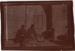 Photo Originale Levant LIBAN ? Militaria Soldats Chiens - War, Military