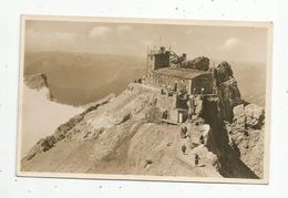 Cp , Allemagne , Bayerische Zugspitzbahn Blick Von Der Gipfelstation Auf Munchner Haus , écrite 1934 - Zugspitze