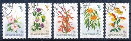 Ungarn  Mi.Nr.     4125 - 4129  -  Gestempelt      Blumen Amerikas - Oblitérés