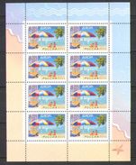 Russia 2004 Sheet Europa CEPT Europe Issue Programe Vacation Sea Holiday Tourism Sailboat Cars Stamp MNH Mi 1172 Sc 6838 - Fogli Completi