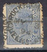 Sello 2 Penny QUEENSLAND (Australia). Fechador ROCKHAMPTON, Yvert Num 52 º - Used Stamps