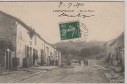 55 - Meuse _  Baudignecourt _  96 Hab. Rue De France  (7/7/1911 ) - Sonstige & Ohne Zuordnung