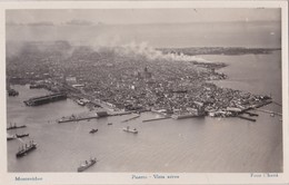 Delcampe - Carte 1930 MONTEVIDEO / VUE AERIENNE PUERTO - Uruguay