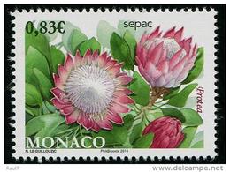 MONACO - 2014 - Fleurs, La Protea, SEPAC 2014 - 1v Neufs // Mnh - Ungebraucht