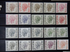 King Boudewijn Type Elstrom** MNH Curiositeiten Onvolledig Kader - Spoorwegen