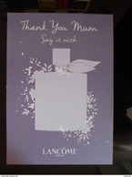 LANCOME La Vie Est Belle HARD Carte Purple Color Parfum "thank You Mum" (different Bottle Design) - Modernes (à Partir De 1961)
