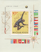Hungary 1962 Football World Cup Championship Miniature Sheet MNH - 1962 – Cile