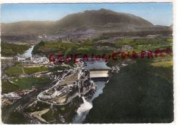 01- LE BARRAGE DE GENISSIAT SUR LE RHONE - VUE GENERALE AERIENNE - Génissiat