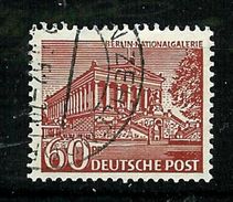 Berlin 1949: Mi.-Nr. 54 II (PM 2): Berliner Bauten   Gest. - Variedades Y Curiosidades