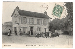 94 VAL DE MARNE - NOISEAU Mairie, Sortie De L'école (voir Descriptif) - Noiseau