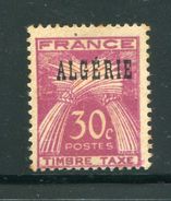 ALGERIE- Taxe Y&T N°34- Neuf Avec Charnière * - Postage Due