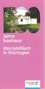 BRD Weimar 100 Jahre Bauhaus Das Jubiläum In Thüringen Faltblatt 6 Seiten - Thüringen