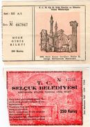 VP11.094 - TURQUIE - Ticket D'entrée X 2 - Tickets - Vouchers