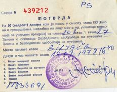 VP11.095 - RUSSIA - RUSSIE - Ticket D'entrée ? - Tickets D'entrée