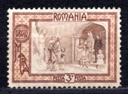 1907 ROMANIA 3B. SOCIAL WELFARE MICHEL: 208 MH * - Ongebruikt