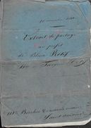 MEILLANT SAINT AMAND 1840 ACTE DE PARTAGE BLAISE RETIF À JACQUES RETIF 8 PAGES : - Manuscripts