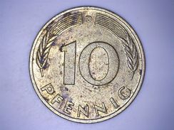 ALLEMAGNE 10 PFENNIG 1975 D - 10 Pfennig