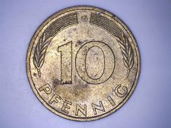 ALLEMAGNE 10 PFENNIG 1977 G - 10 Pfennig