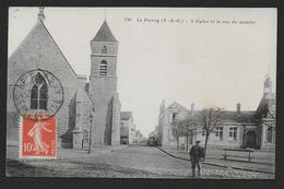 LE PERRAY - L' Eglise Et La Rue Du Moulin - Le Perray En Yvelines