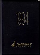 Agenda 1994 - DASSAULT AVIATION - Avion ESPACE VOITURE DE COURSE PEUGEOT 905 Esso HELARY BOUCHUT - Artículos De Papelería