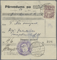 Br/GA Baltische Staaten: 1918/1940 (ca.), Accumulation With About 100 Covers And Postal Stationeries From - Sonstige - Europa