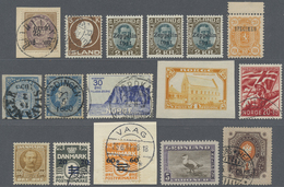 **/*/O Skandinavien: 1855/1980 (ca.), Accumulation Through All Countries Mostly On Stockcards Etc. In Large - Sonstige - Europa