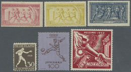 **/*/O Thematik: Olympische Spiele / Olympic Games: 1896/1980 (ca.), Collection OLYMPIC GAMES In Two Albums - Autres & Non Classés