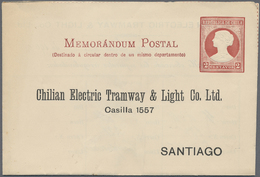 GA Chile: 1890/1920 (ca.), Accumulation With About 250 Used Or Unused POSTAL STATIONERIES Incl. Postcar - Chili