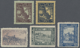 **/*/O Polen: 1928/1975 (ca.), Duplicates Mostly On Stockcards Etc. In Small Box With Some Interesting And - Brieven En Documenten