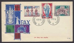 FDC 1086/1087/1088 Antiteringzegels Folklore II 1958 - 1951-1960