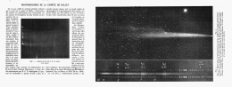 PHOTOGRAPHIE DE LA COMETE De HALLEY     1910 - Astronomia