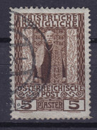 Austrian Post Levant 1908 Mi. 59   5 Pia Kaiser Franz Joseph - Oriente Austriaco