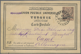 Br/GA Türkei: 1890/1947 (ca.), Accumulation With About 80 Covers And Postal Stationeries With Several Bett - Briefe U. Dokumente