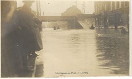 MARCHIENNE-AU-PONT : Inondations De 12/1925 - RARE CARTE PHOTO - Photo Baugniet Fontaine L'Eveque - Charleroi