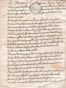 1770 - VILLENEUVE LARCHEVÊQUE (89) - Héritages, Censives Ordinaires, Rente Foncière Annuelle Et Perpétuelle - Historische Documenten