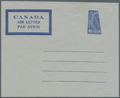 GA Canada - Ganzsachen: 1950/1952 (ca.), AEROGRAMMES: Specialised Collection On Well Described Album Pa - 1860-1899 Regering Van Victoria