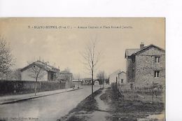 93 / LE BLANC MESNIL / AVENUE CENTRALE ET PLACE ARMAND JANVRIN / RARE - Le Blanc-Mesnil