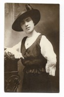 DONNA CON CAPPELLO 1916 CART. FOTOGEAFICA LKTS - NV FP - Femmes