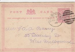 Victoria Entier Postal 1886 - Lettres & Documents