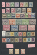 **/*/O Jordanien: 1925-80, Collection In Large Album, Most Mint, Se-tenant Stamps And Blocks, Many Complete - Jordanien