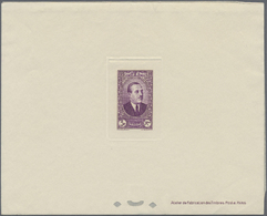 (*) Libanon: 1931-43, 38 Epreuve De Luxe Including Sunk Die Proofs, President Edde And Palace Beit Ed-Di - Liban
