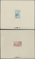 (*) Marokko: 1945-75, 85 Epreuve De Luxe Including Sunk Die Proofs, Few Artist Signed, Good Thematics, S - Marokko (1956-...)