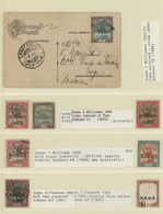 /**/*/O Sudan: 1897-1948, Collection In Lindner Album With Early Issues And Errors, Imperfs, Inverted Overpr - Soedan (1954-...)
