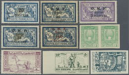 **/*/O Syrien: 1920-80, Collection In Album Starting French Mandete Period With Good Overprinted Issues Up - Syrië