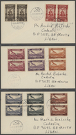Br/**/O Syrien: 1934, Specialized Collection 10 Years Republic, Imperf 17 Pairs On Cover, Large Perf Blocks - Syrië