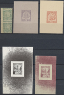 (*) Tunesien: 1900-1940, 190 Imperf Proofs And Die Proofs, Four Very Scarce Early Issues Proofs 1900-26 - Tunesien (1956-...)