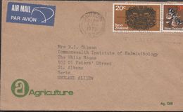 3186   Carta  Aérea  Dunedin 1975 - Lettres & Documents