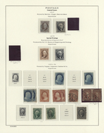 **/*/O Vereinigte Staaten Von Amerika: 1847-1934, Specialized Mint Collection Including Some Early Used, St - Autres & Non Classés